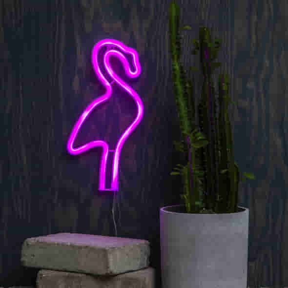 flamingo led dekoratsioonid väike Efektne LED valgustus