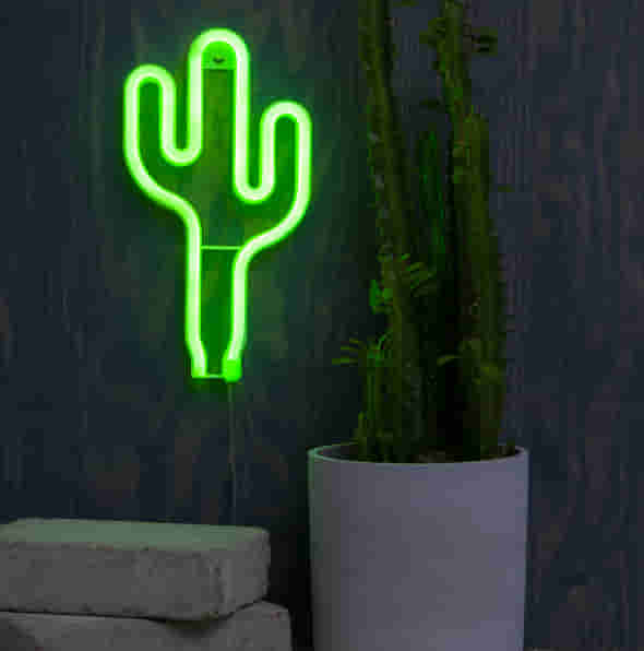 kaktus led dekoratsioonid väike Efektne LED valgustus